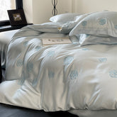 Luxury Natural Camellia Embroidery Bedding Set | Yedwo